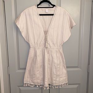 Ale by Alessandra Bruna Mini Dress in Beige